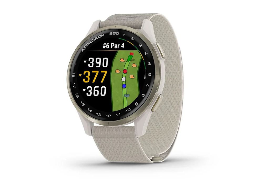 Garmin Approach S50 43mm dây nylon Màu Trắng