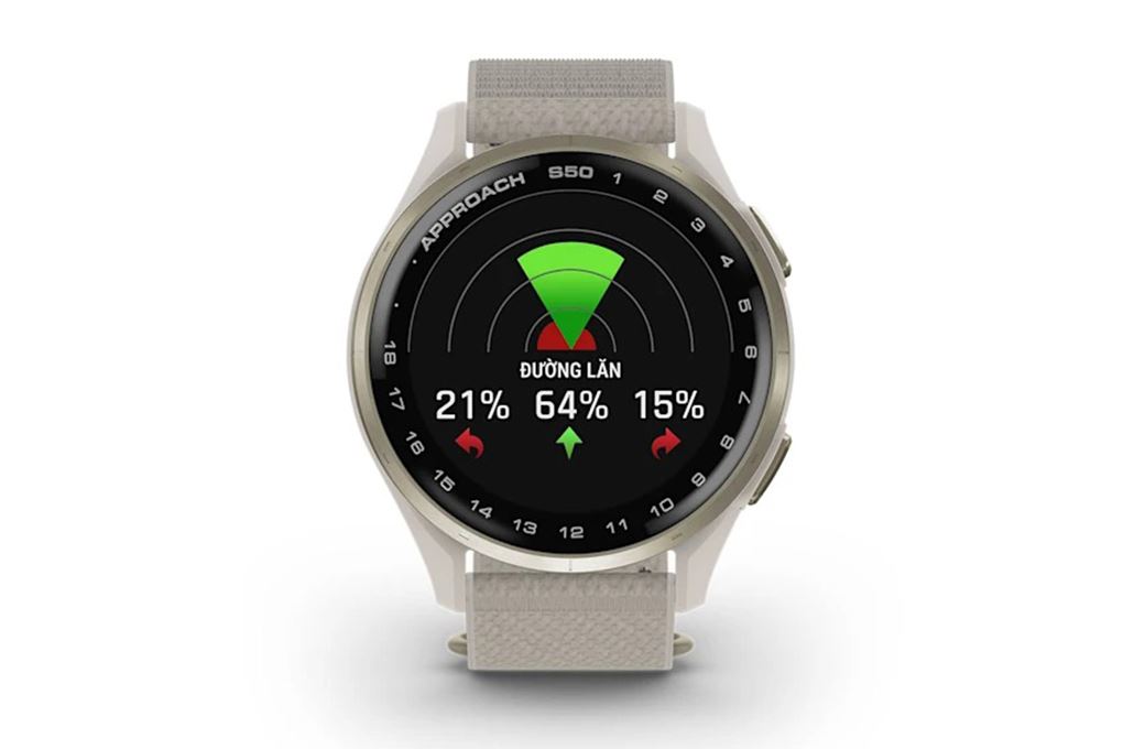 Garmin Approach S50 43mm dây nylon Màu Trắng