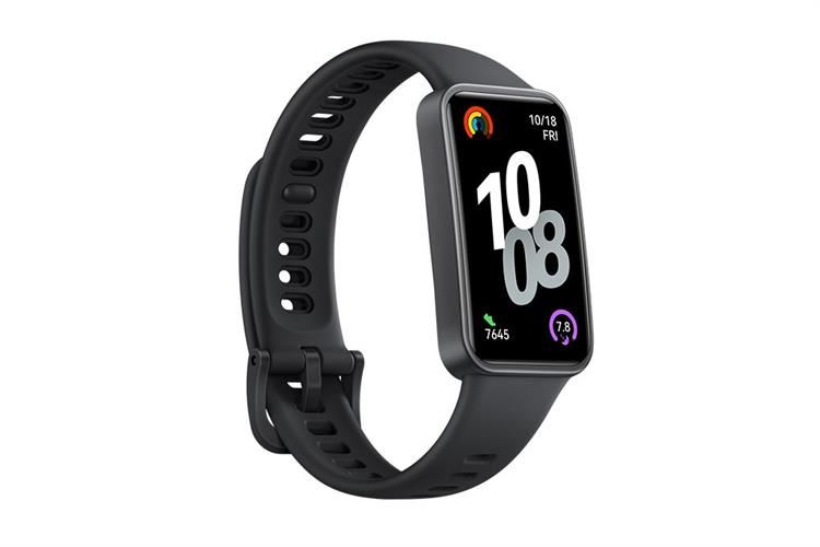 Vòng đeo tay thông minh Huawei Band 10 viền nhựa Màu Đen