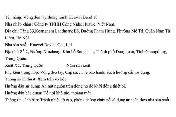 Vòng đeo tay thông minh Huawei Band 10 viền nhựa Màu Hồng