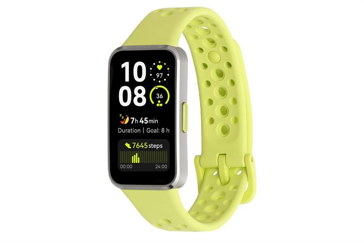 Vòng đeo tay thông minh Huawei Band 10 viền nhôm Màu Xanh lá