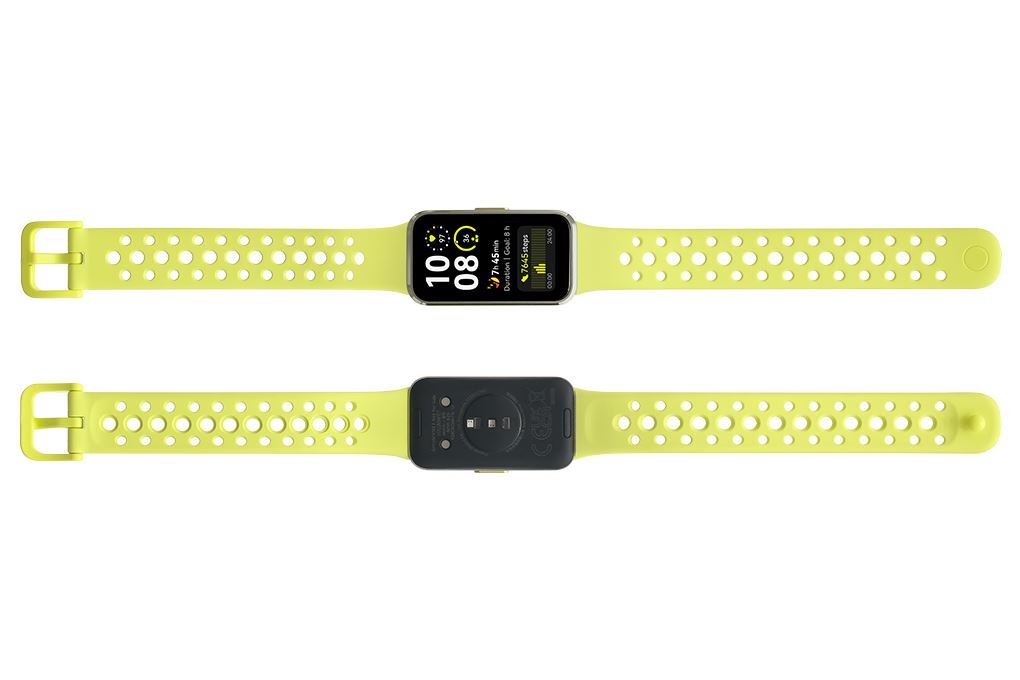 Vòng đeo tay thông minh Huawei Band 10 viền nhôm Màu Xanh lá
