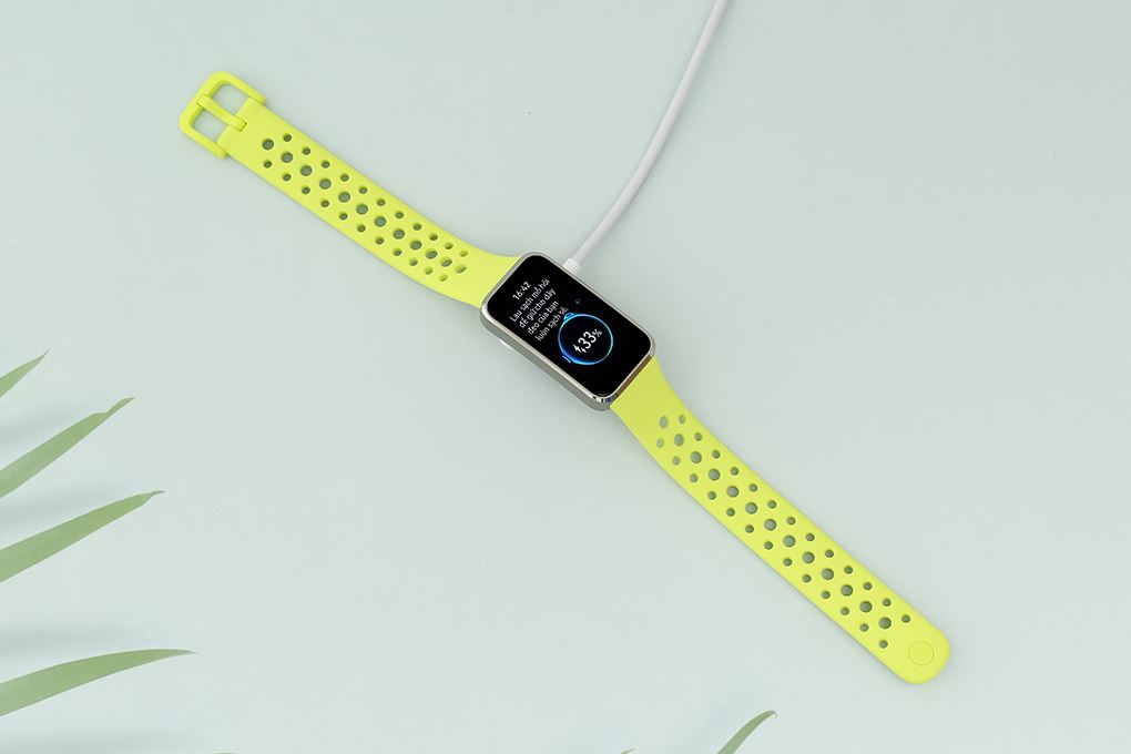 Vòng đeo tay thông minh Huawei Band 10 viền nhôm Màu Xanh lá