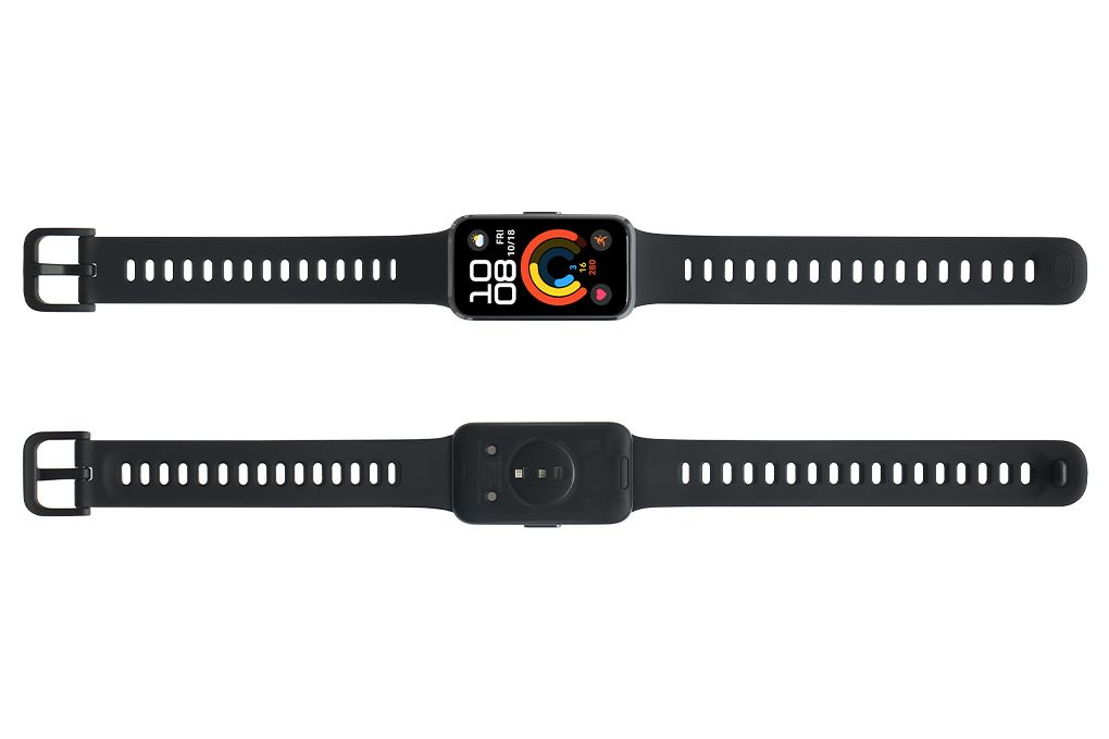 Vòng đeo tay thông minh Huawei Band 10 viền nhôm Màu Đen
