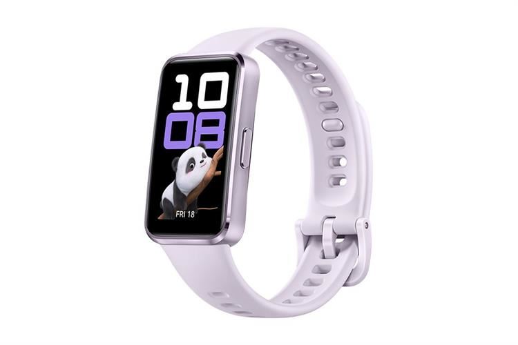 Vòng đeo tay thông minh Huawei Band 10 viền nhôm Màu Tím