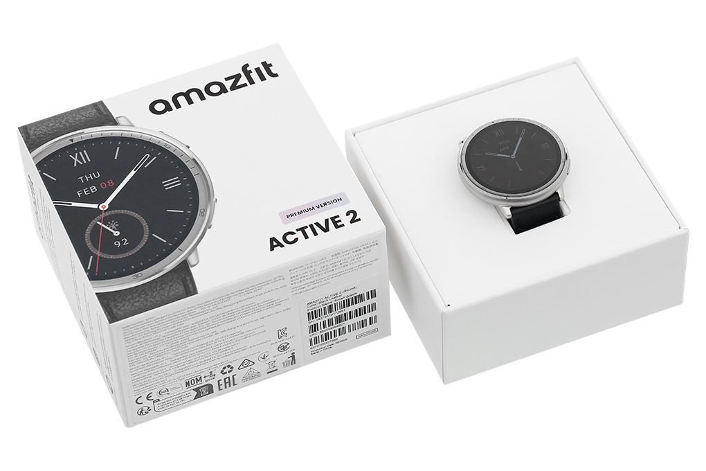 Amazfit Active 2 Sapphire 43.9mm dây da - 10