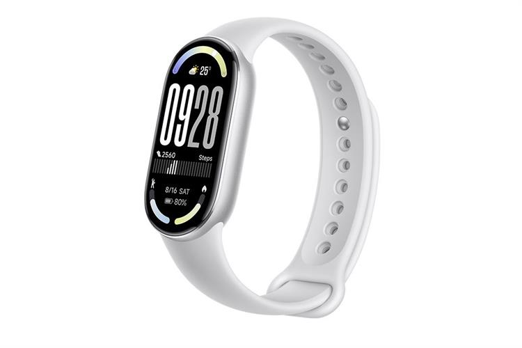 Vòng đeo tay thông minh Mi Band 10 viền nhôm Màu Bạc