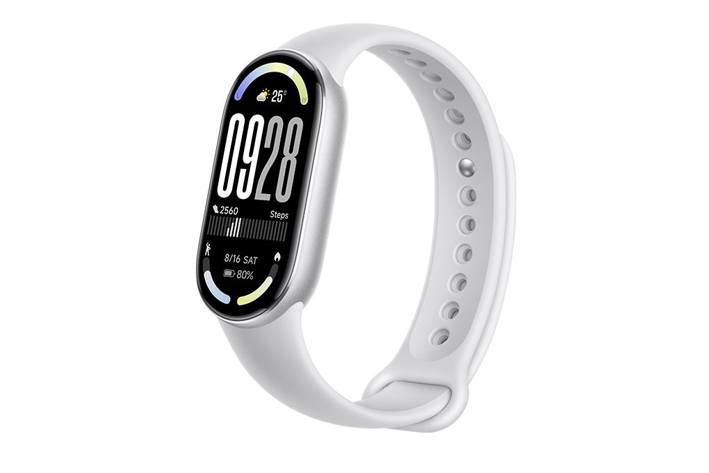 Vòng đeo tay thông minh Mi Band 10 viền nhôm Màu Bạc
