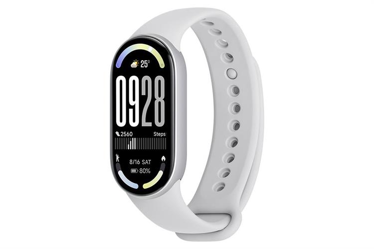 Vòng đeo tay thông minh Mi Band 10 viền nhôm Màu Bạc