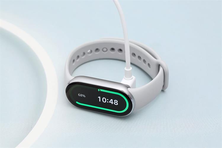 Vòng đeo tay thông minh Mi Band 10 viền nhôm Màu Bạc
