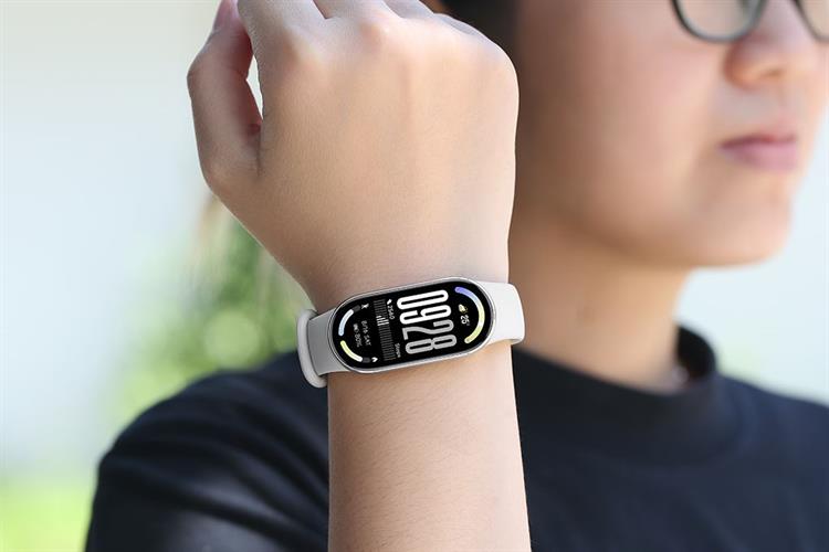 Vòng đeo tay thông minh Mi Band 10 viền nhôm Màu Bạc