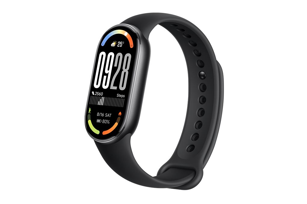 Vòng đeo tay thông minh Mi Band 10 viền nhôm Màu Đen