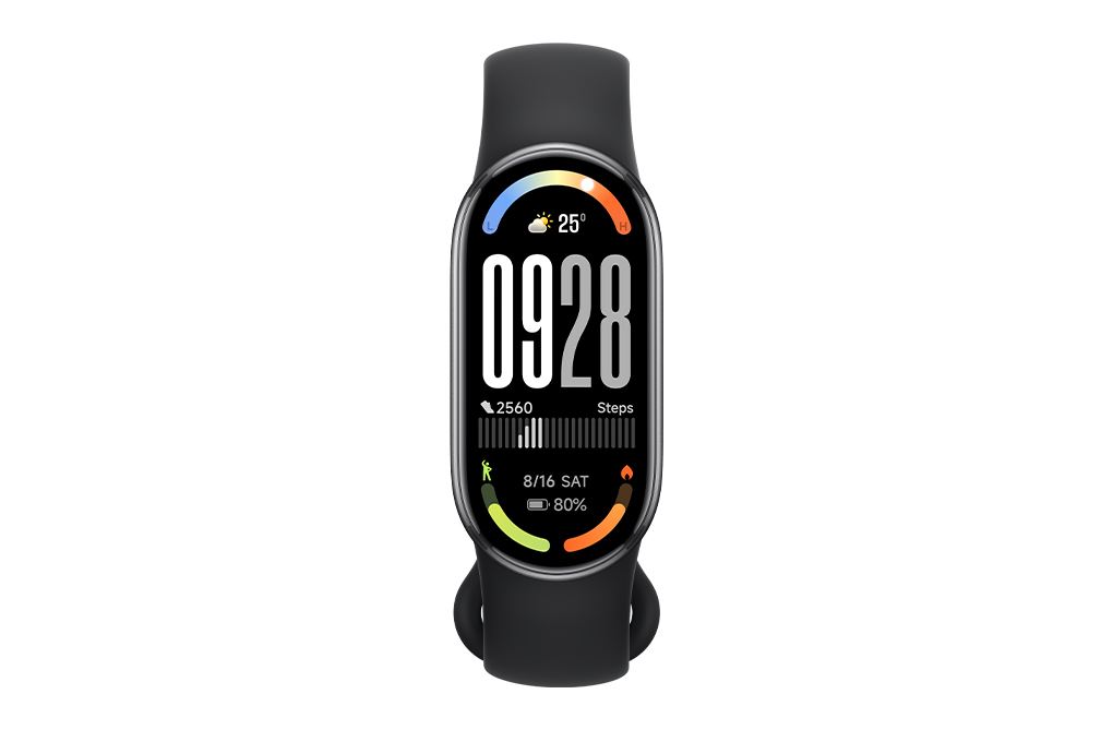 Vòng đeo tay thông minh Mi Band 10 viền nhôm Màu Đen