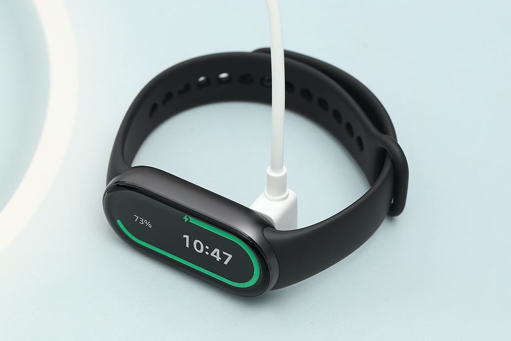 Vòng đeo tay thông minh Mi Band 10 viền nhôm Màu Đen
