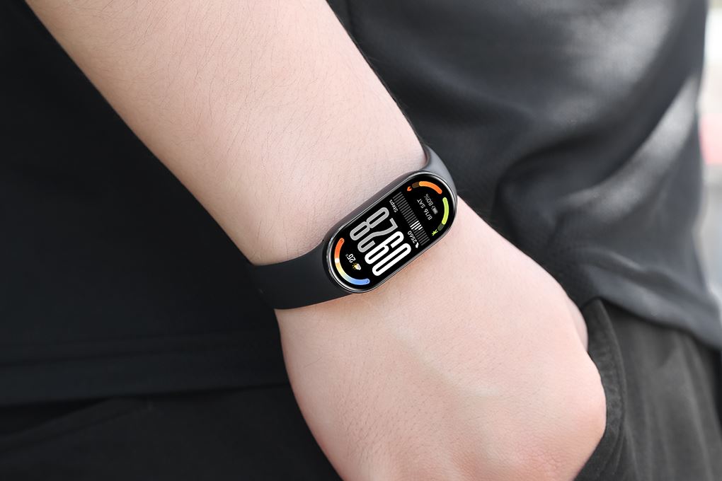 Vòng đeo tay thông minh Mi Band 10 viền nhôm Màu Đen