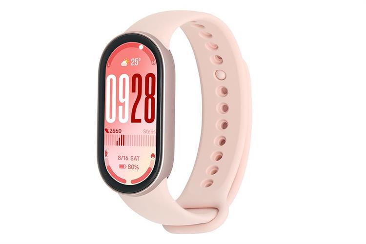 Vòng đeo tay thông minh Mi Band 10 viền nhôm Màu Hồng