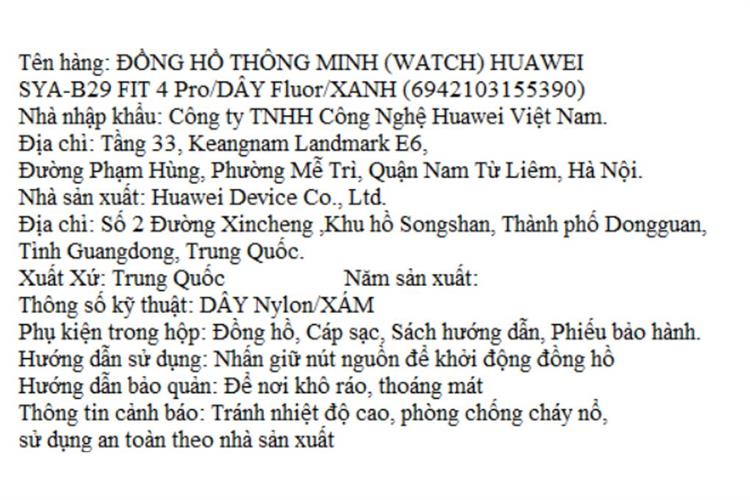 Huawei Watch Fit 4 Pro 44.5mm dây silicone Màu Xanh Dương