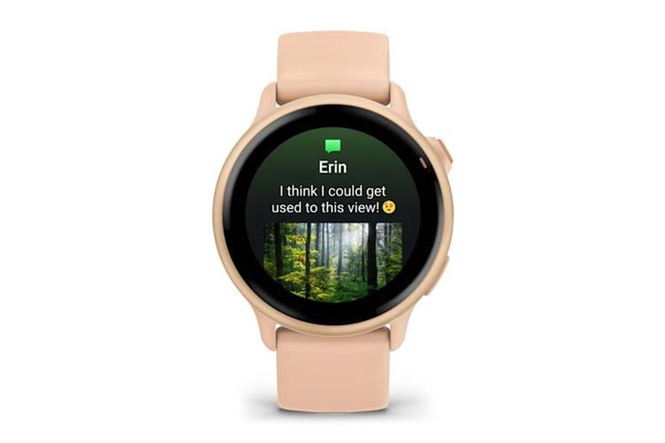Garmin Vivoactive 6 42.2mm dây silicone Màu Hồng