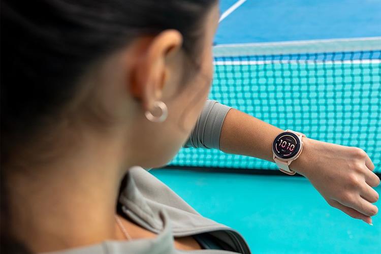 Garmin Vivoactive 6 42.2mm dây silicone Màu Hồng