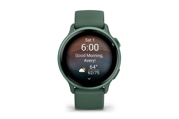 Garmin Vivoactive 6 42.2mm dây silicone Màu Xanh ngọc