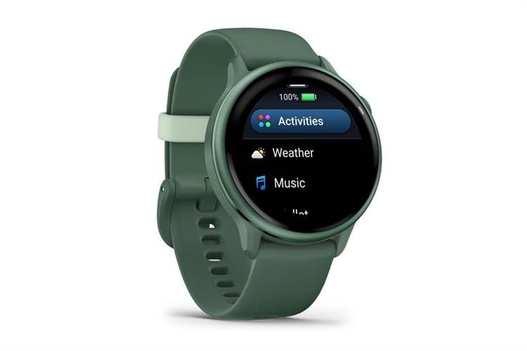 Garmin Vivoactive 6 42.2mm dây silicone Màu Xanh ngọc