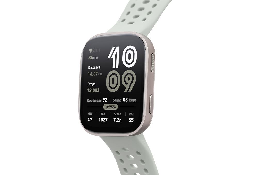 Amazfit Bip 6 46.3mm dây silicone Màu Xám xanh
