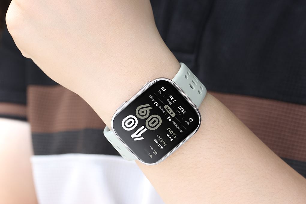 Amazfit Bip 6 46.3mm dây silicone Màu Xám xanh