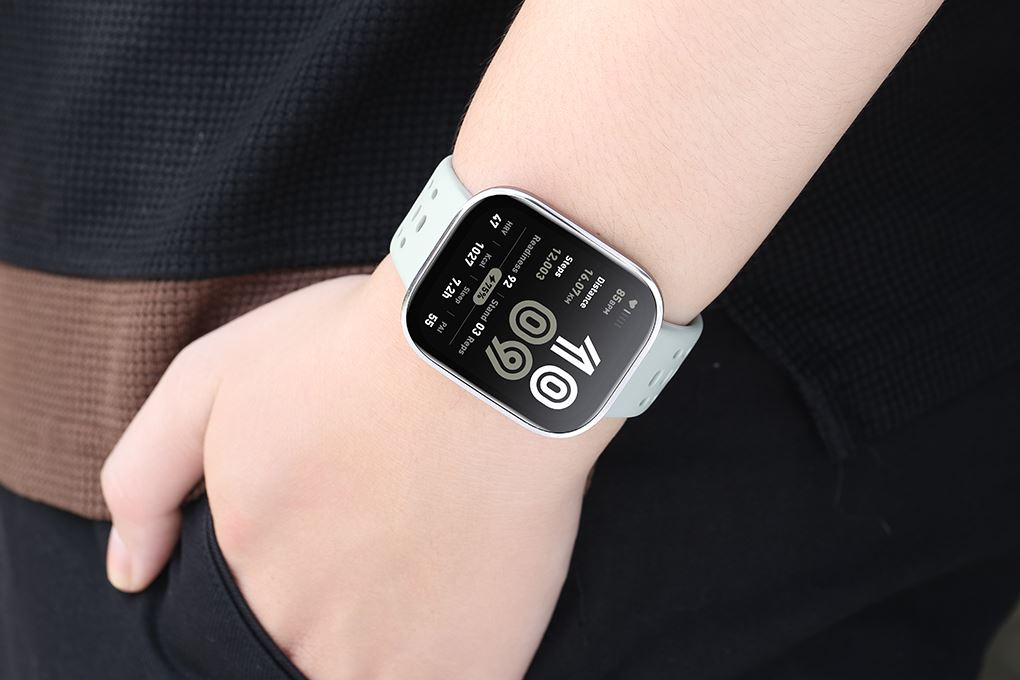 Amazfit Bip 6 46.3mm dây silicone Màu Xám xanh