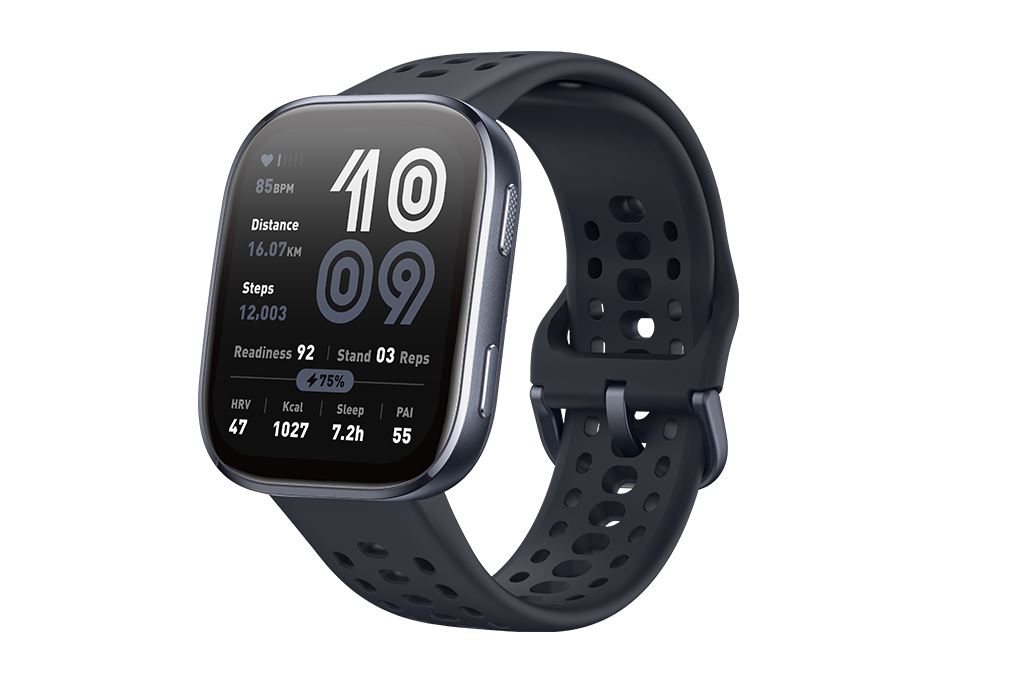 Amazfit Bip 6 46.3mm dây silicone Màu Đen