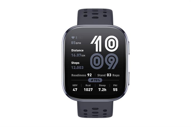 Amazfit Bip 6 46.3mm dây silicone Màu Đen