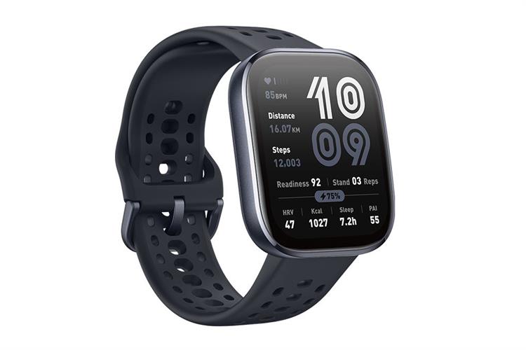Amazfit Bip 6 46.3mm dây silicone Màu Đen