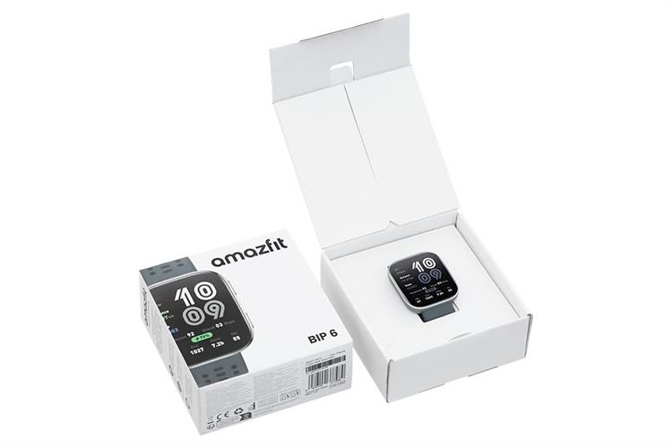 Amazfit Bip 6 46.3mm dây silicone Màu Xám