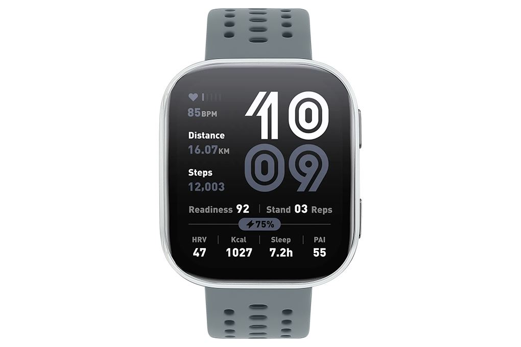 Amazfit Bip 6 46.3mm dây silicone Màu Xám