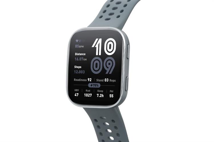 Amazfit Bip 6 46.3mm dây silicone Màu Xám