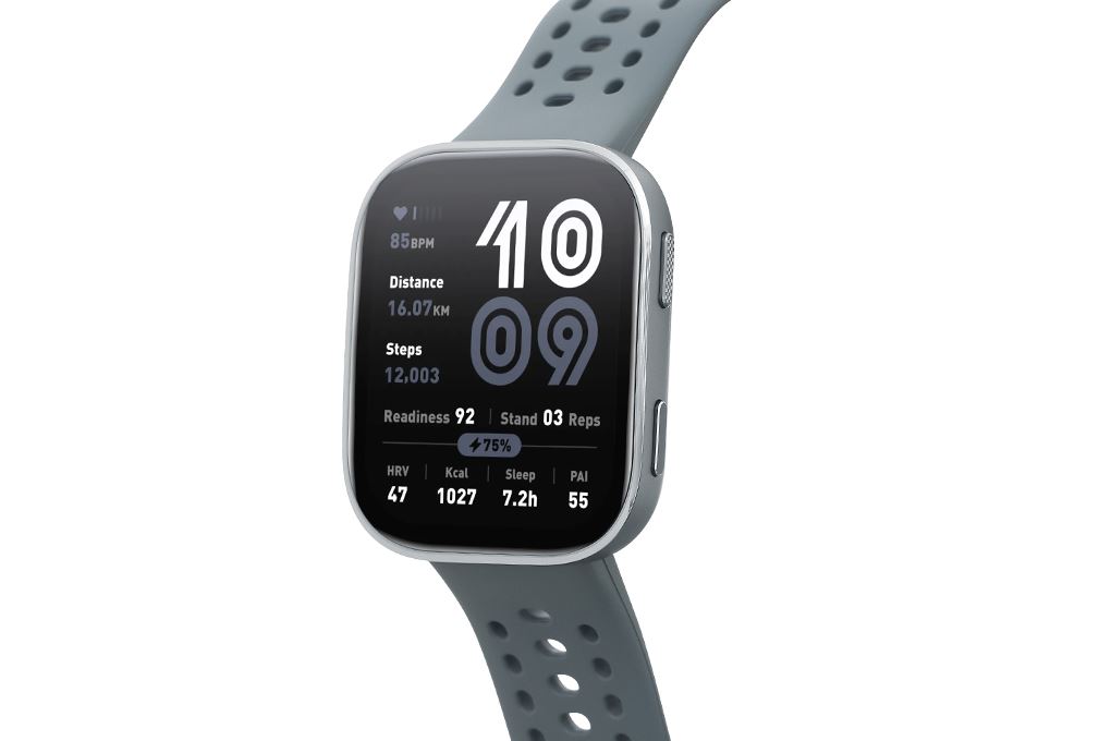 Amazfit Bip 6 46.3mm dây silicone Màu Xám