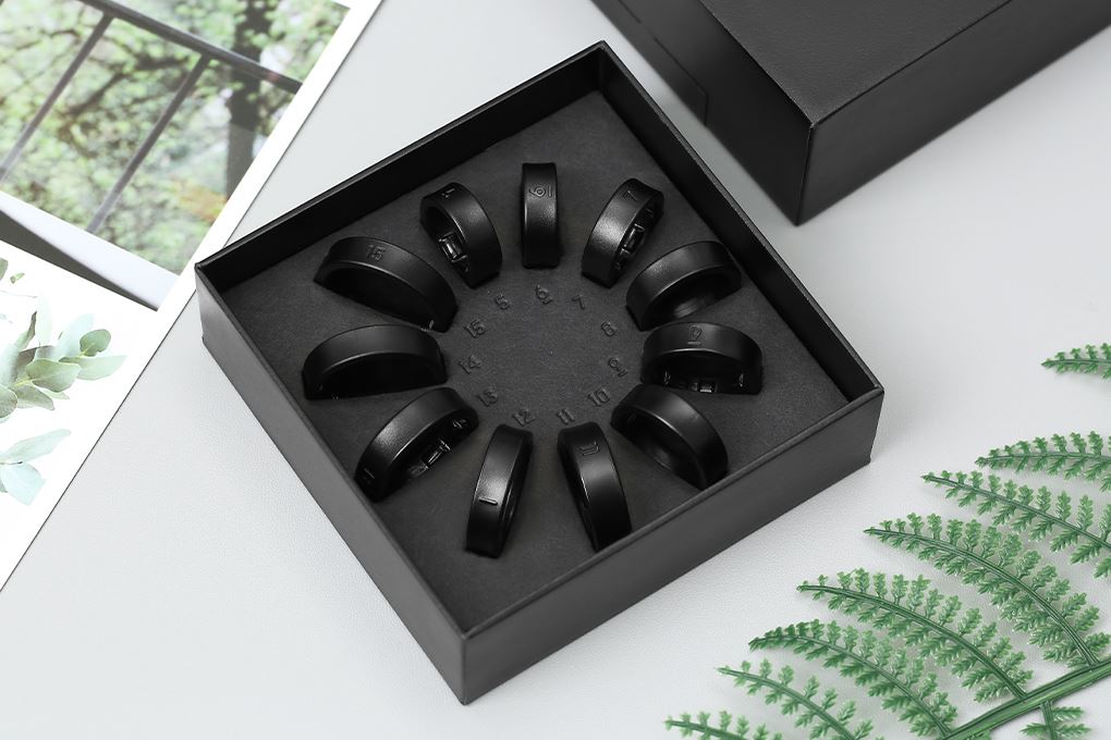 Bộ kit đo size nhẫn Màu Đen