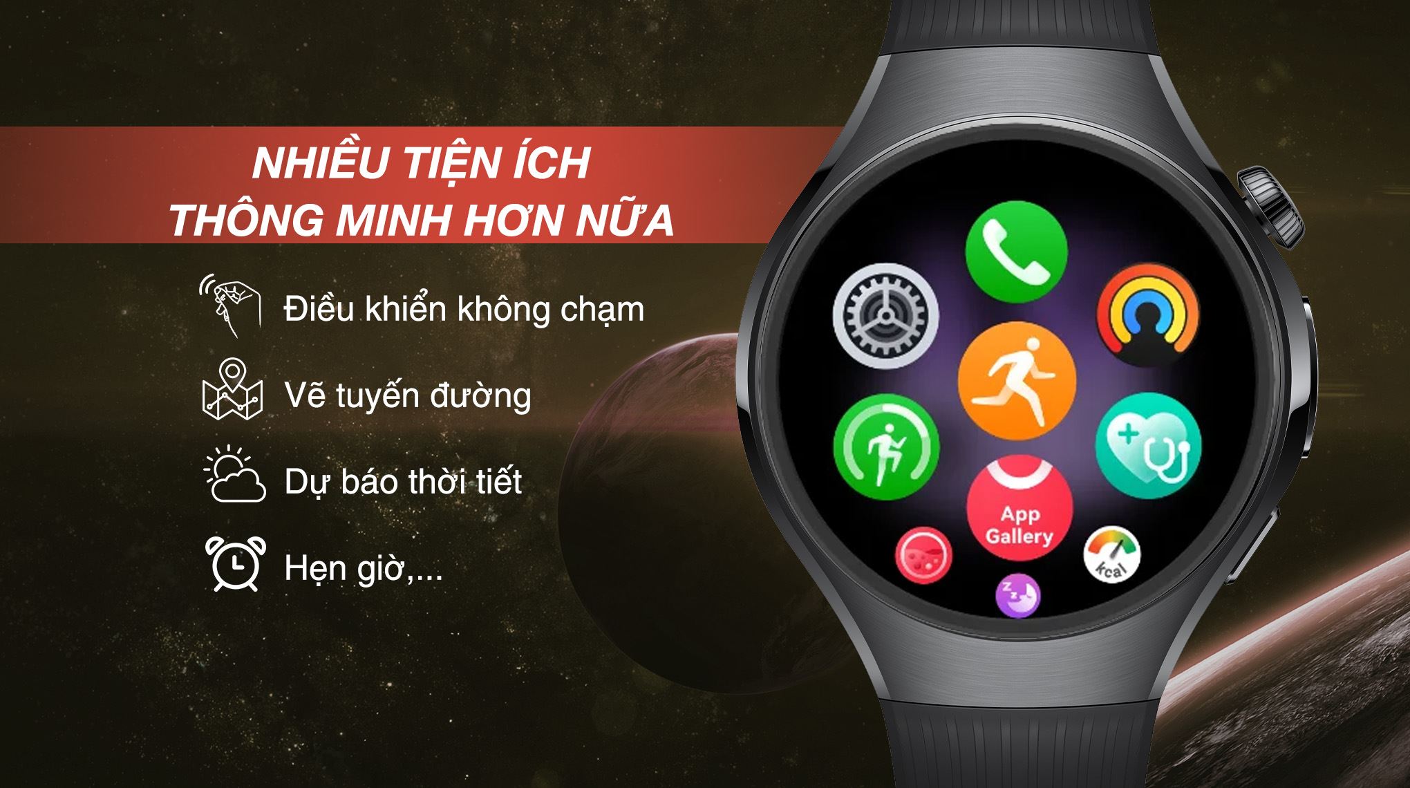 Huawei Watch 5 46mm dây cao su - Tiện ích khác Huawei Watch 5 46mm dây cao su - Tiện ích khác
