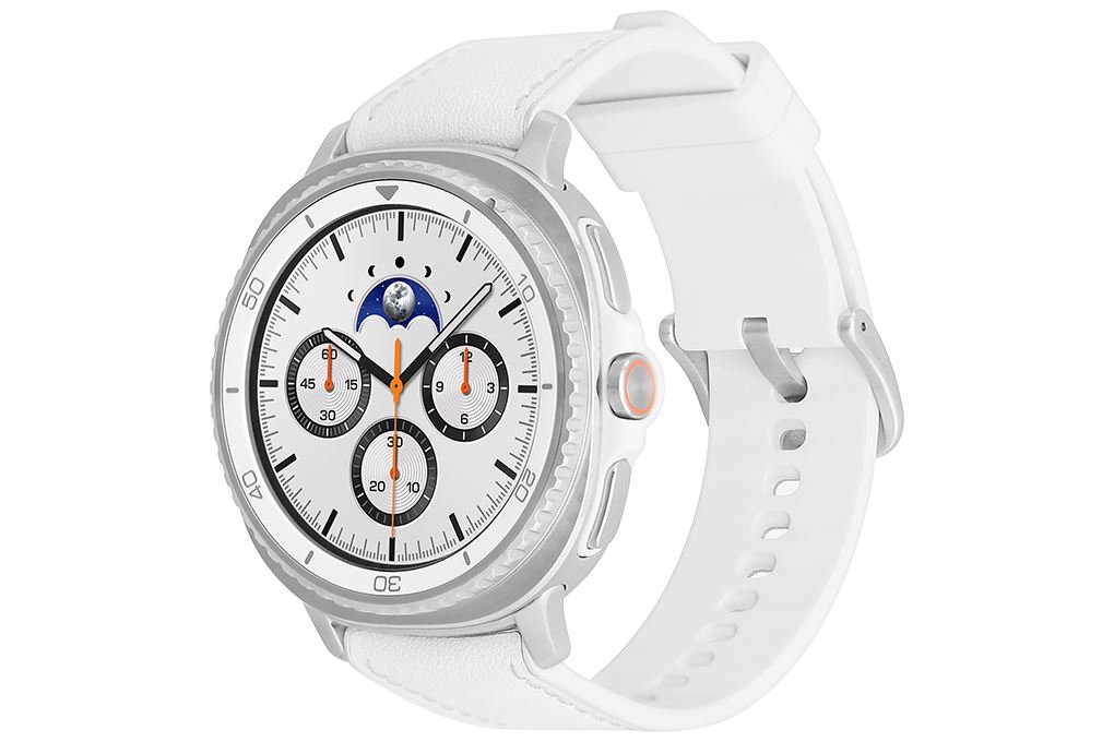 Samsung Galaxy Watch8 Classic 46mm dây da Màu Trắng