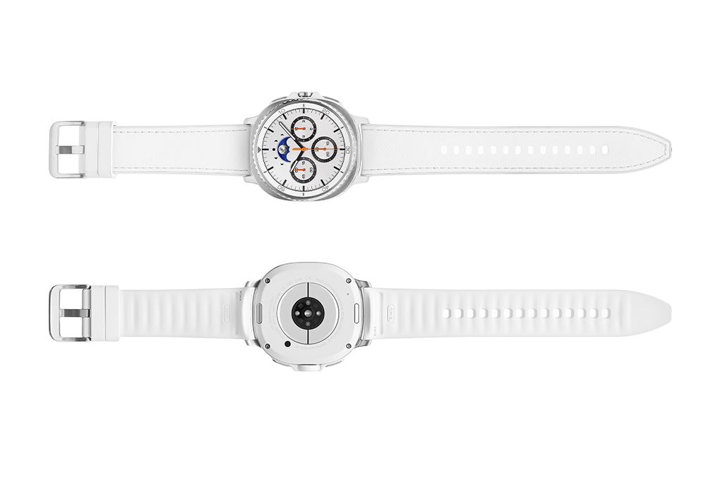 Samsung Galaxy Watch8 Classic 46mm dây da Màu Trắng