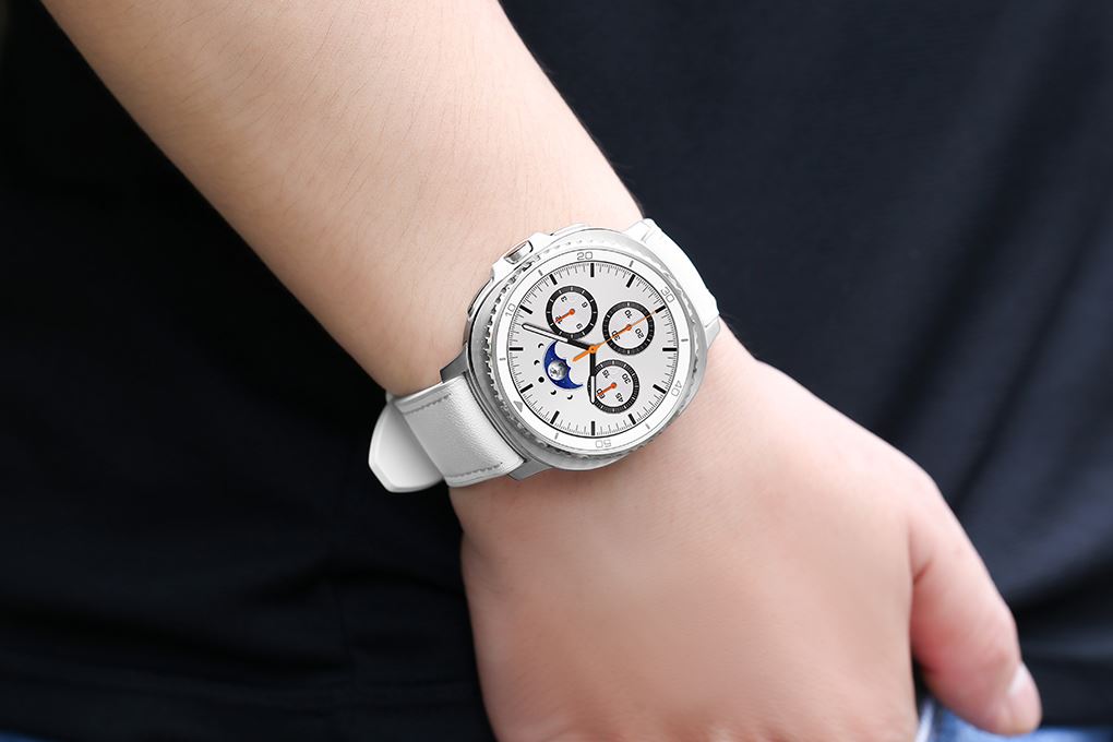 Samsung Galaxy Watch8 Classic 46mm dây da Màu Trắng