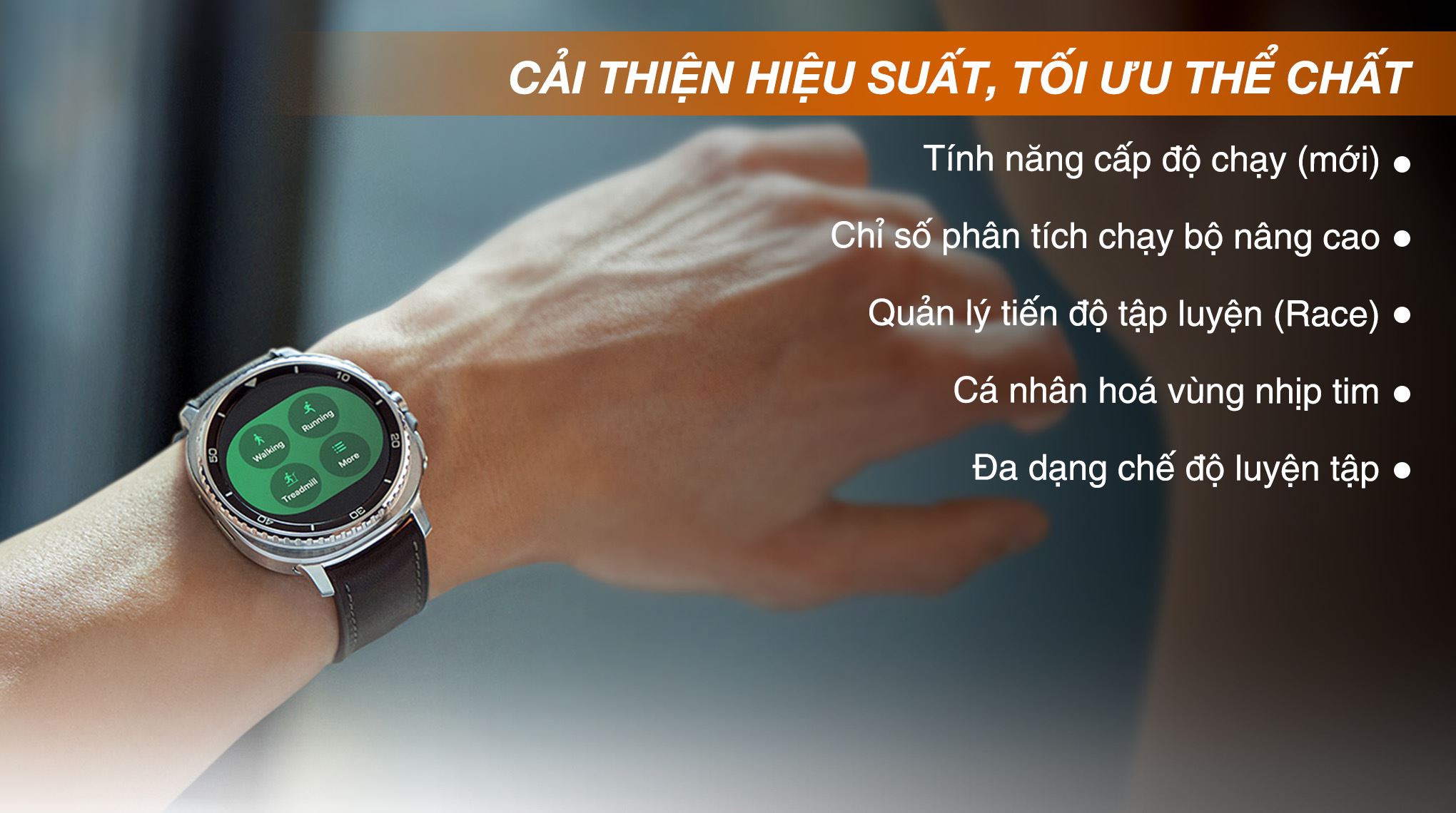 Samsung Galaxy Watch8 Classic 46mm dây da - Luyện tập 