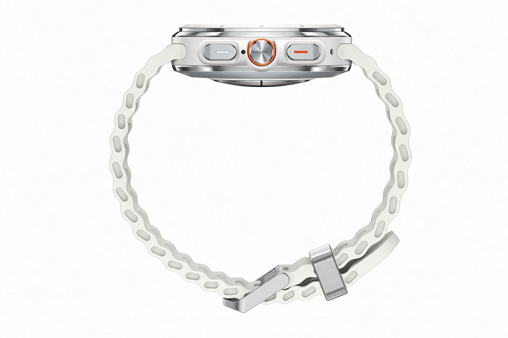 Samsung Galaxy Watch Ultra LTE 47mm (2025) dây silicone Màu Trắng
