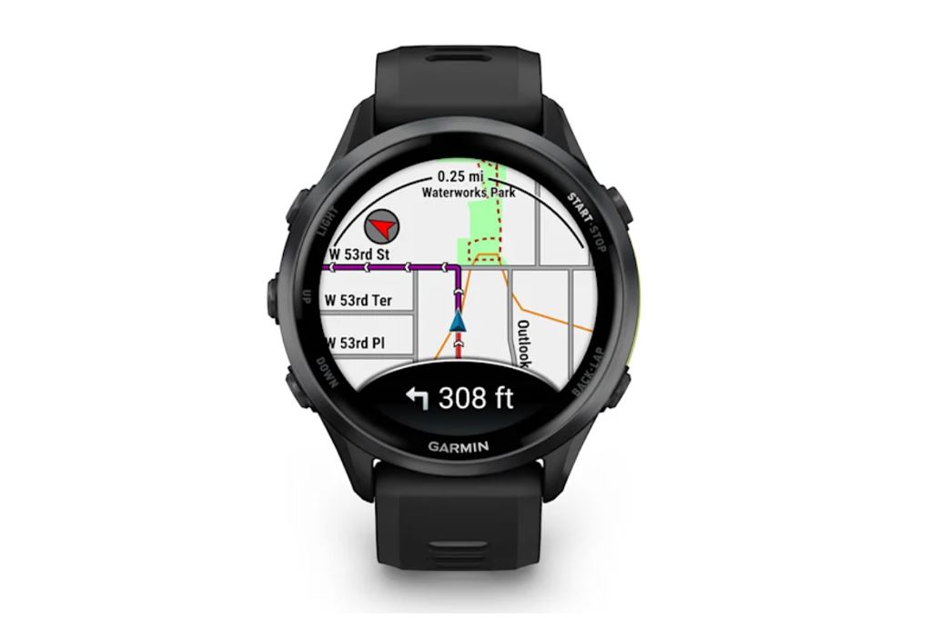 Garmin Forerunner 970 47mm dây silicone Màu Đen