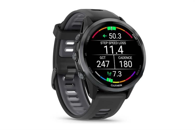 Garmin Forerunner 970 47mm dây silicone Màu Đen