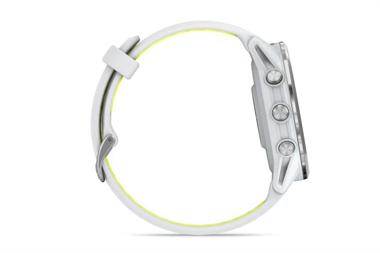 Garmin Forerunner 970 47mm dây silicone Màu Trắng - Vàng