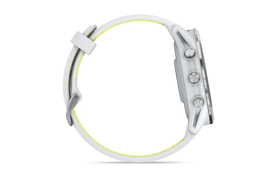 Garmin Forerunner 970 47mm dây silicone Màu Trắng - Vàng