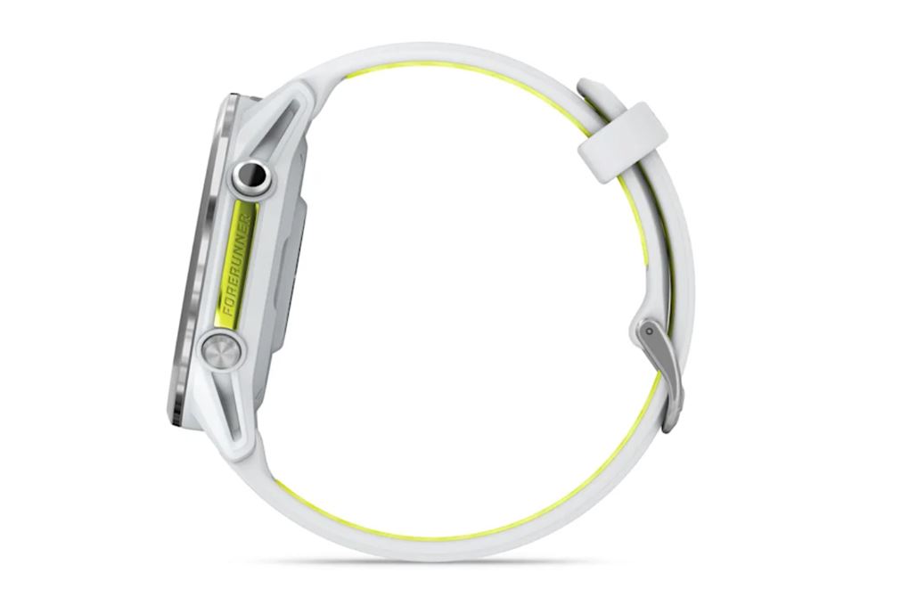 Garmin Forerunner 970 47mm dây silicone Màu Trắng - Vàng