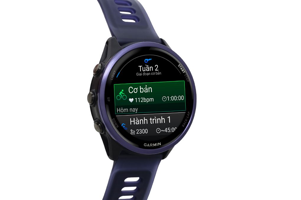Garmin Forerunner 570 47mm dây silicone Màu Tím