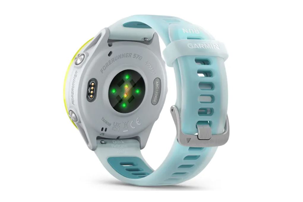 Garmin Forerunner 570 47mm dây silicone Màu Trắng - Xanh