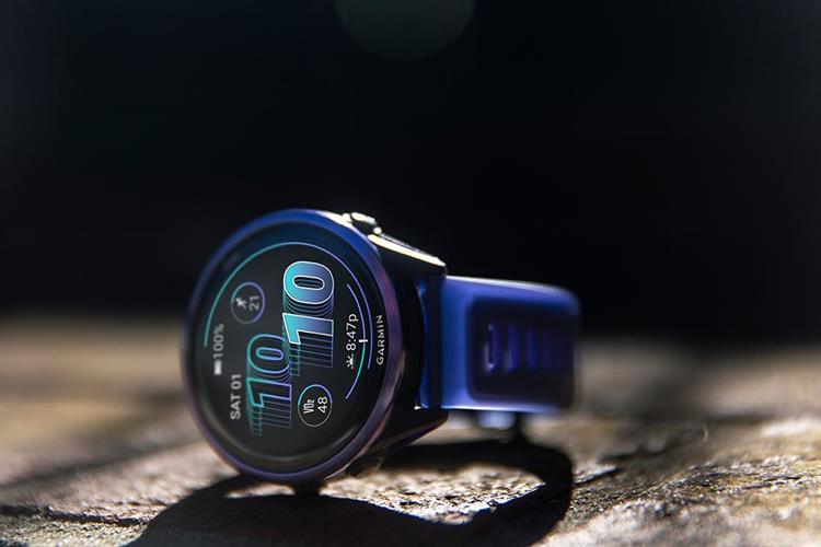 Garmin Forerunner 570 47mm dây silicone Màu Tím